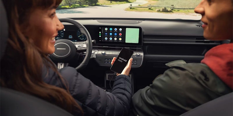 Hyundai Kona media dashboard screen