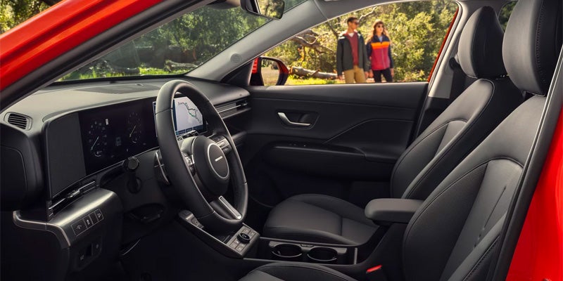 front seats of a 2024 Hyundai Kona