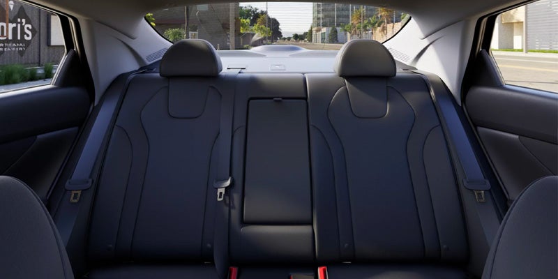 back seats of a 2025 Hyundai Elantra